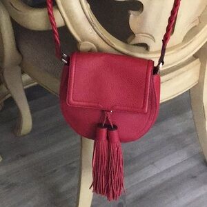 Rebecca Minkoff Red Tassel Crossbody Bag